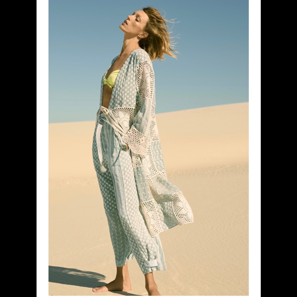 Zara crochet kimono limited edition